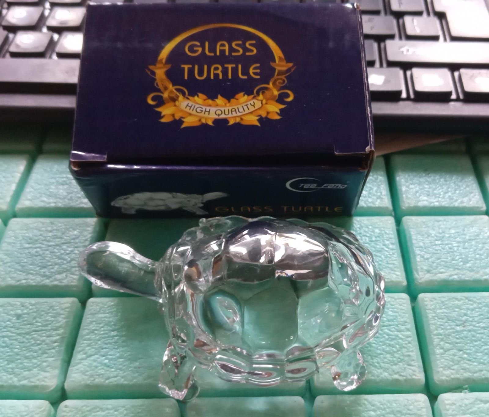 Crystal Glass Turtle-Tortoise for Feng Shui and Vastu - Image 8