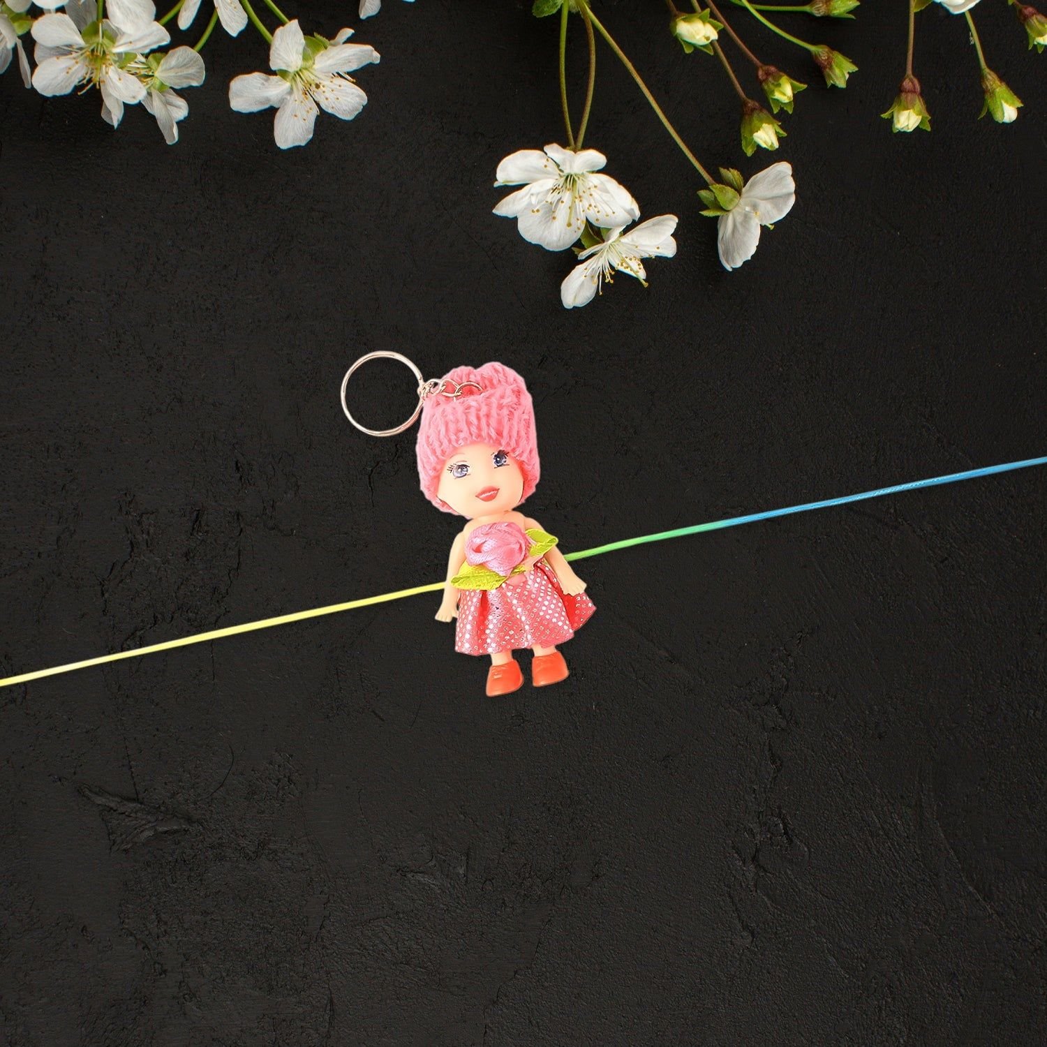 2-in-1 Kids Doll Rakhi cum Keychain – Stylish Soft Toy Rakhi for Raksha Bandhan & Daily Use as Bag or Key Ring (Mix Design) - Image 7
