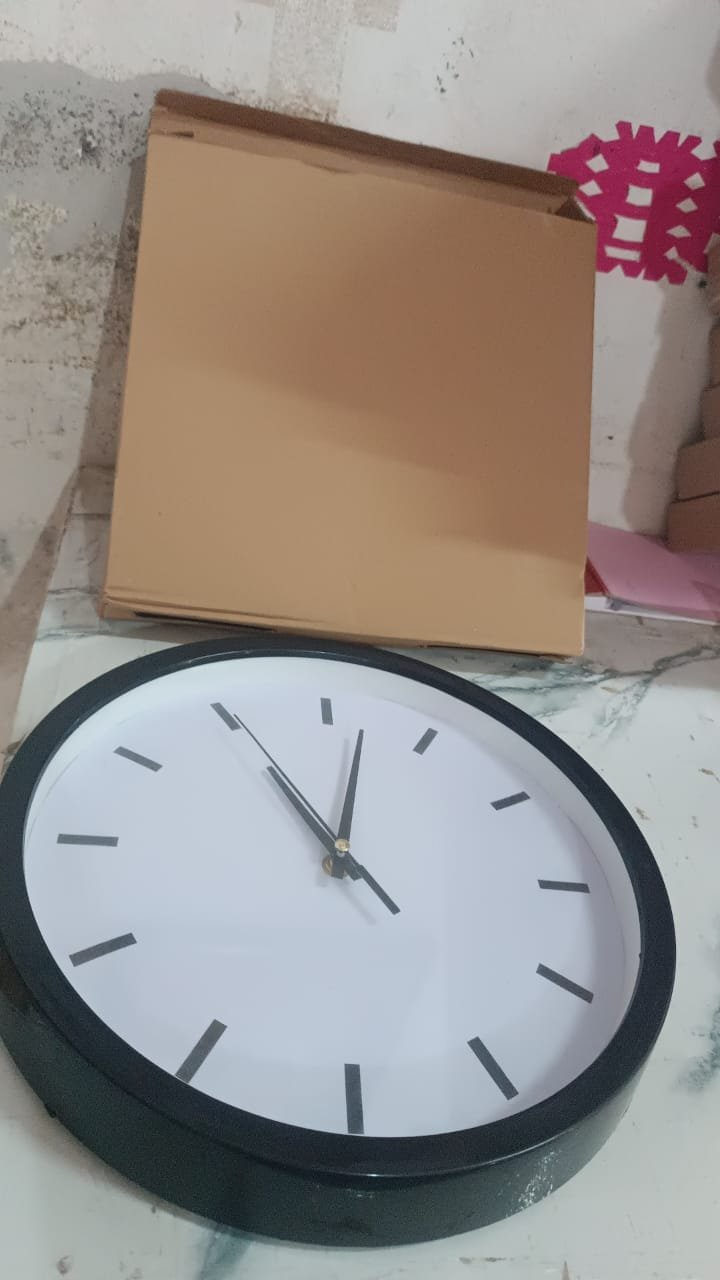 Classic Wall Clock for Home and Office – Mix Design Round 1 Pc Assorted Pattern - Image 9