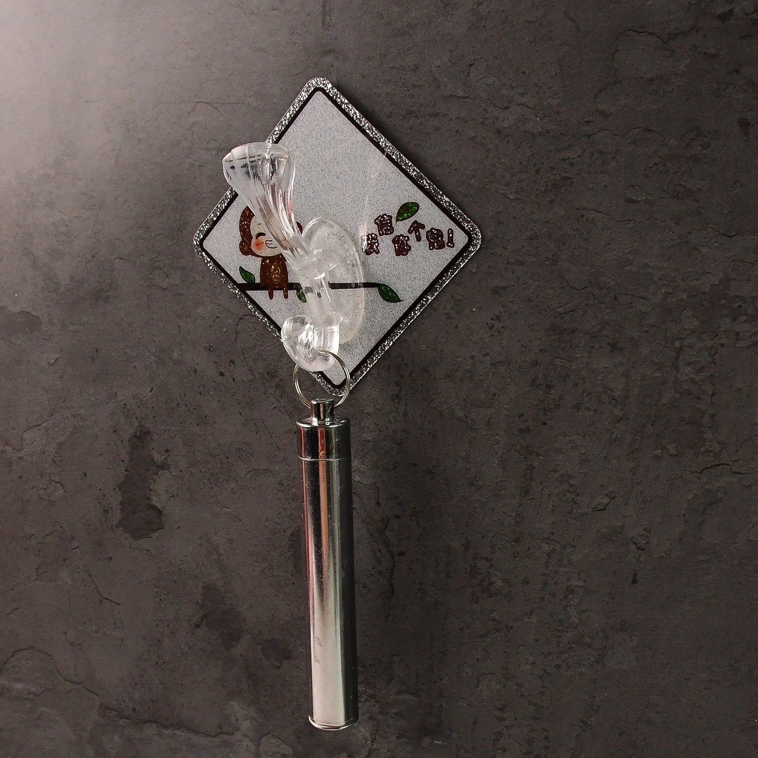 Cute Cartoon Print Transparent Wall Hook with Self-Adhesive Back (1 Pc) - Image 3