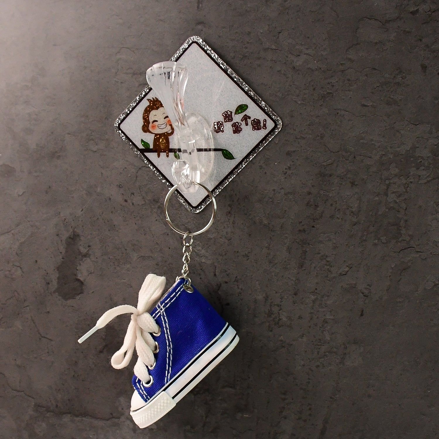 Cute Cartoon Print Transparent Wall Hook with Self-Adhesive Back (1 Pc) - Image 6