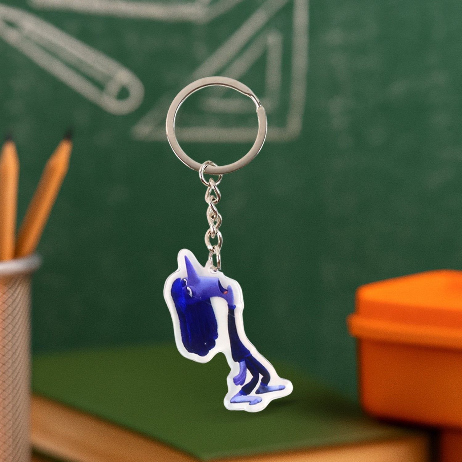 Cute Cartoon Character Acrylic Keychain (1 Pc) - Image 4