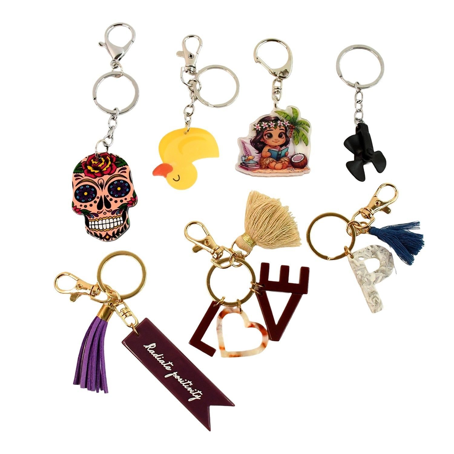 Trendy Designer Assorted Keychains (Mix Design / 1 Pc) - Image 5