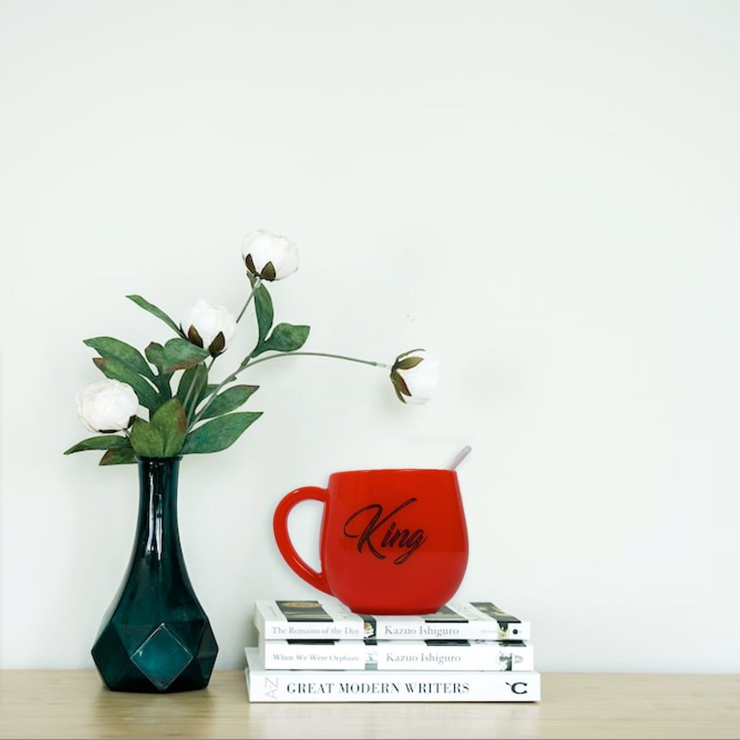 King & Queen Printed Couple Matching Coffee / Tea Plastic Coffee Mug (300ml Set of 2) - Image 9