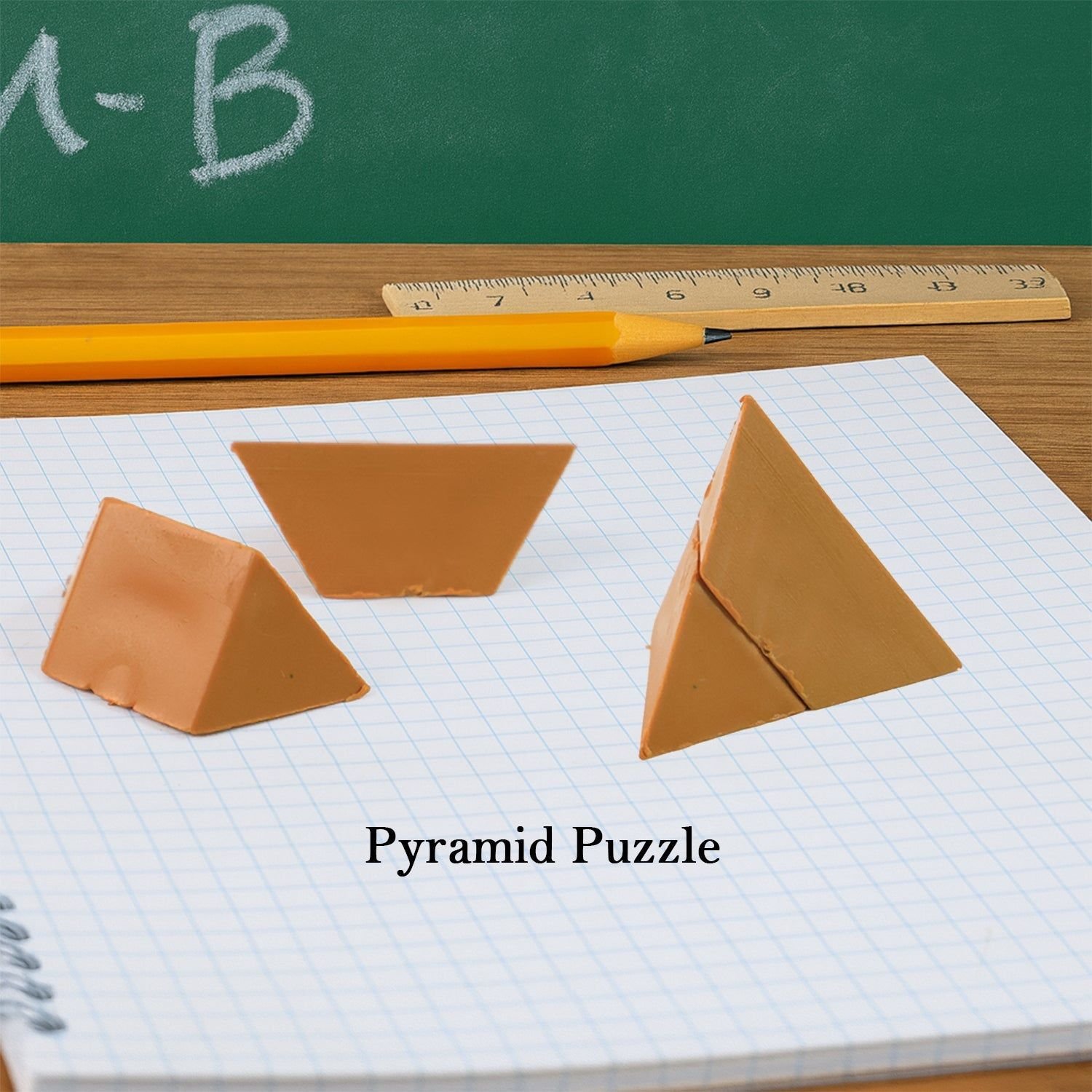 3D Pyramid Puzzle Toy (1 Set) - Image 2