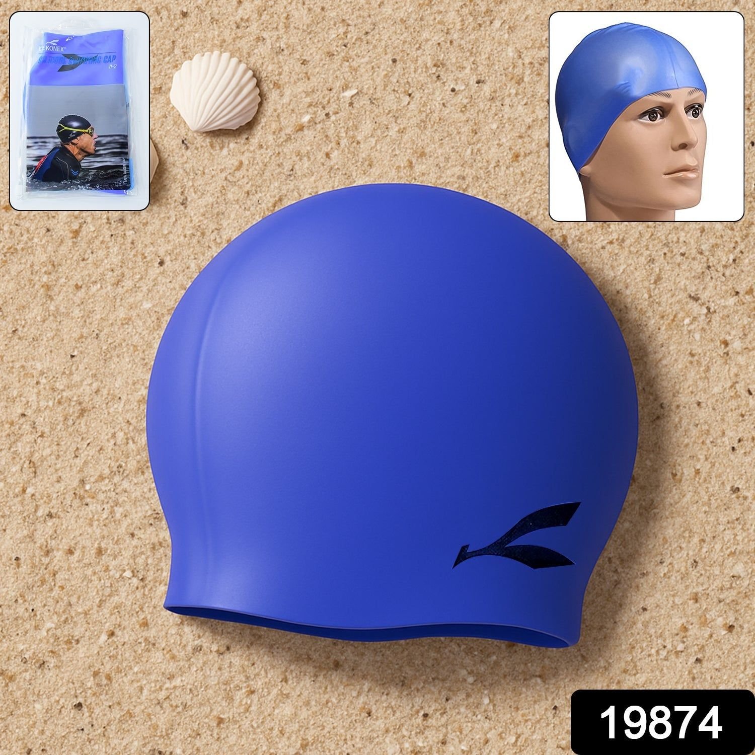 Knx Silicone Swimming Cap (1 Pc) - Image 2