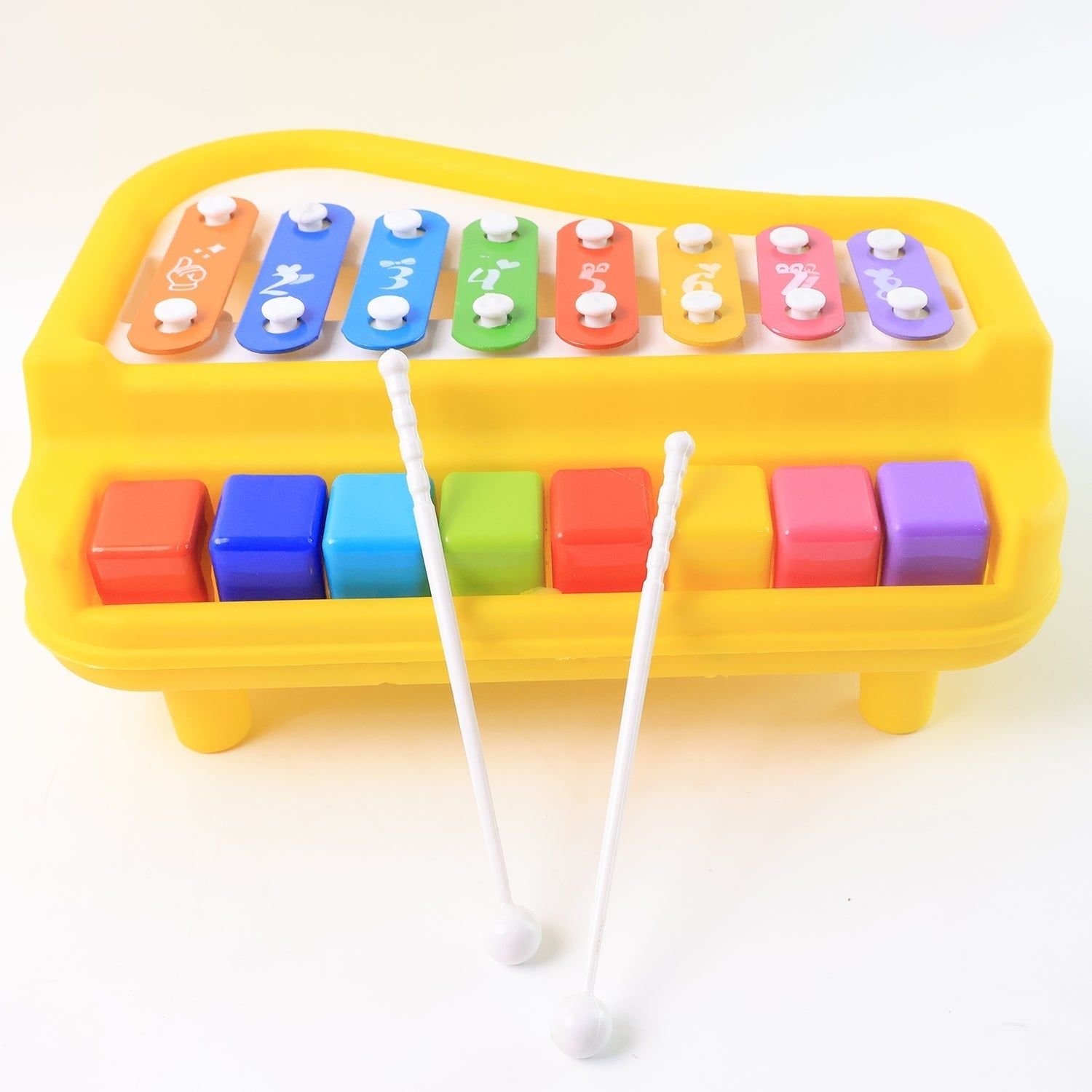 Multi-Function Baby Musical Toy Piano with Xylophone (1 Pc) - Image 4