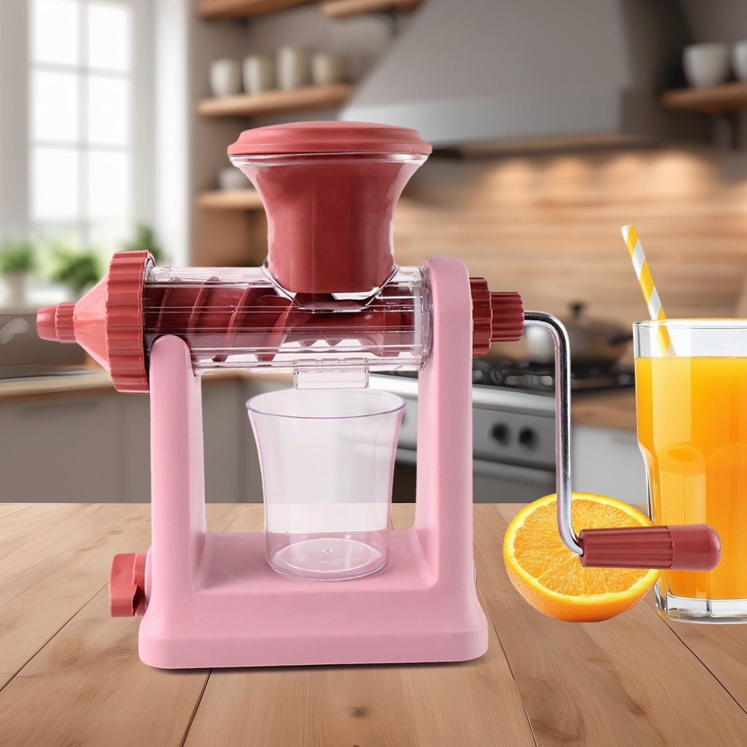 Apex Heavy-Duty Manual Hand Juicer Machine Set - Image 3
