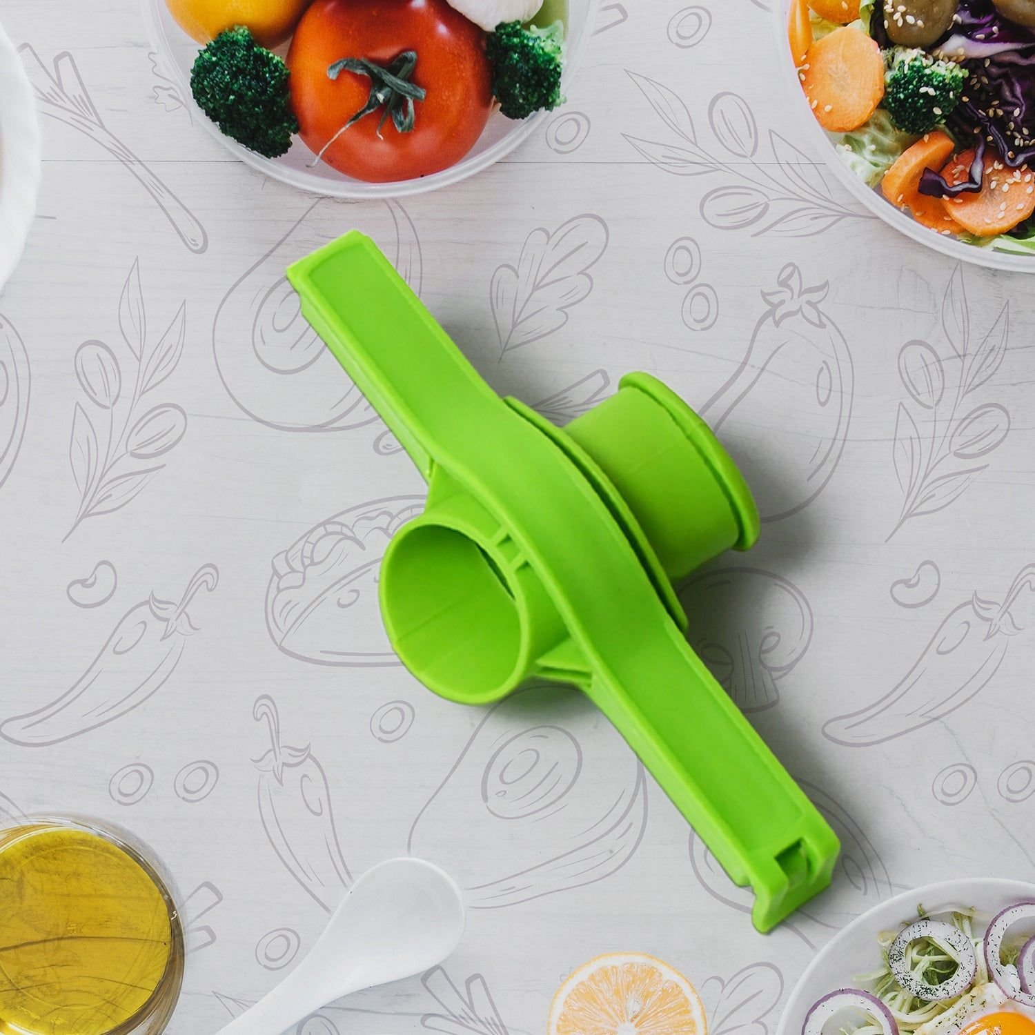 Food Storage Sealing Clip Solid Color Seal Pour Bag Clip Snack Bag Clip Food Bag Sealing Clip Sealing Clamp with Cap Kitchen Chip Bag Clips (1 Pc) - Image 3