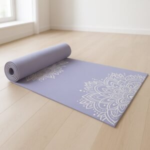 Premium Non-Slip Printed Yoga Mat (Mix Color – 1 Pc)