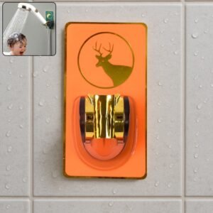 Self-Adhesive Adjustable Shower Head Holder (1 Pc)