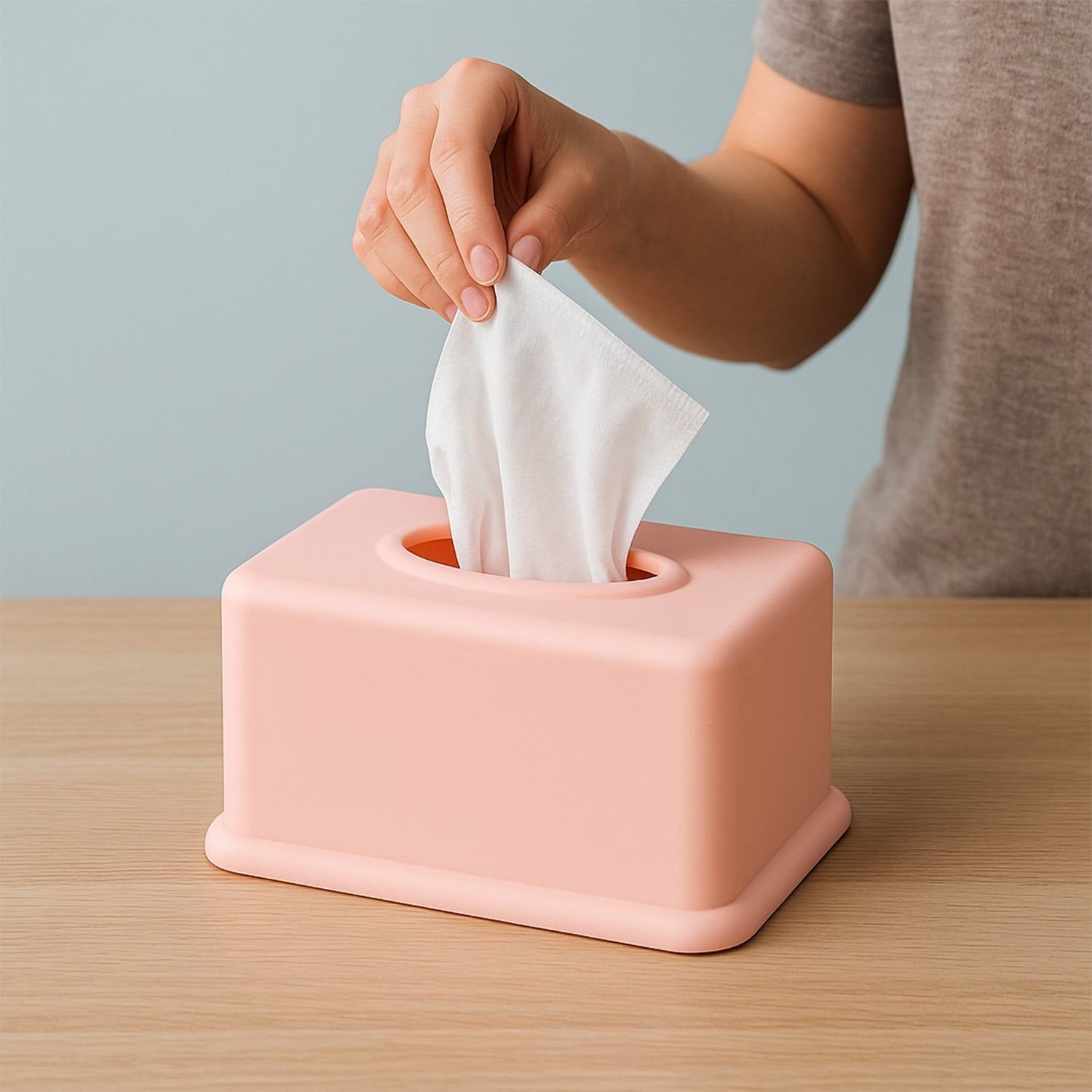 Rectangular Tissue Paper Box Holder (1 Pc) - Image 8