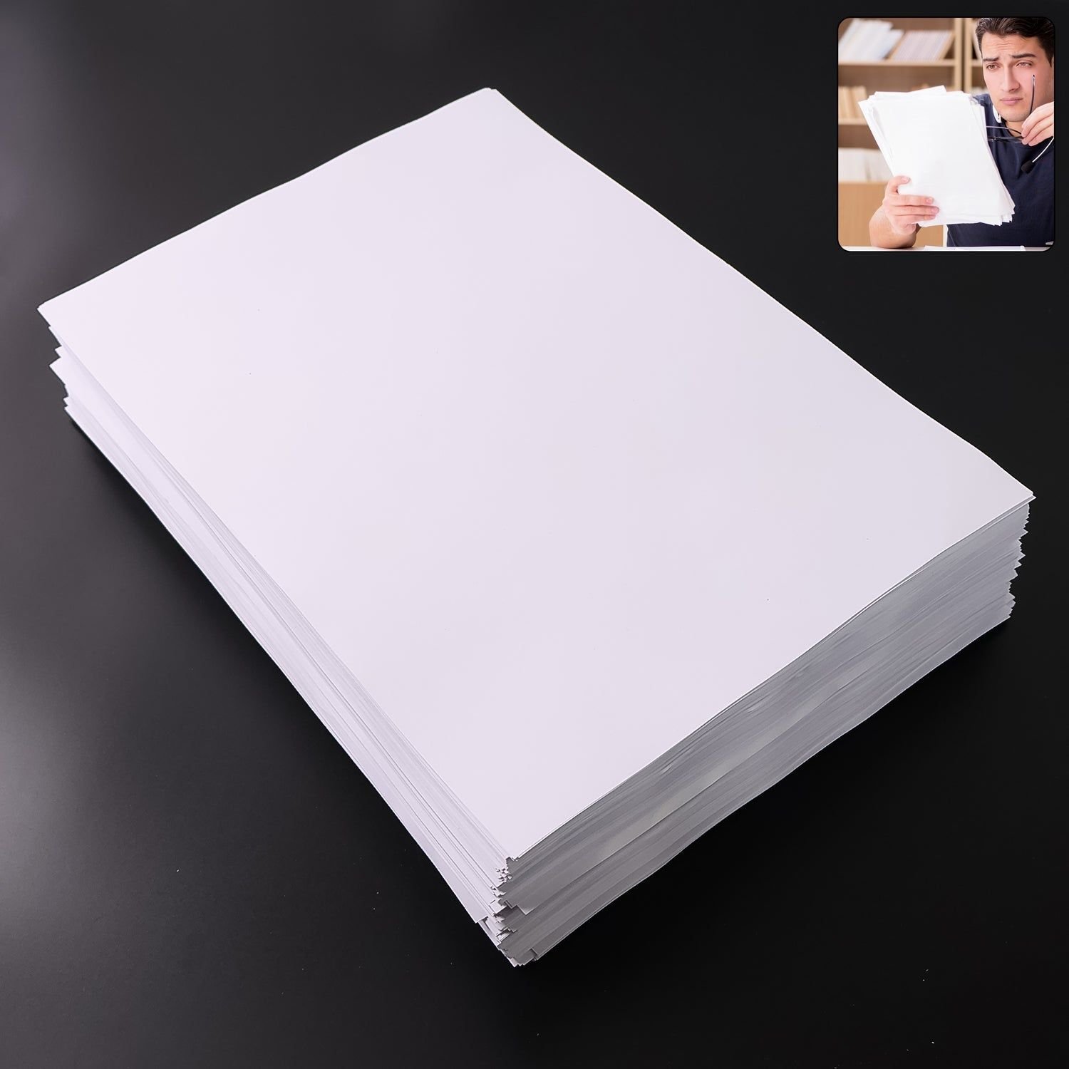 500 Sheets A4 Size Multipurpose Copier Paper – 70 GSM High Bright White Printing Paper - Image 3