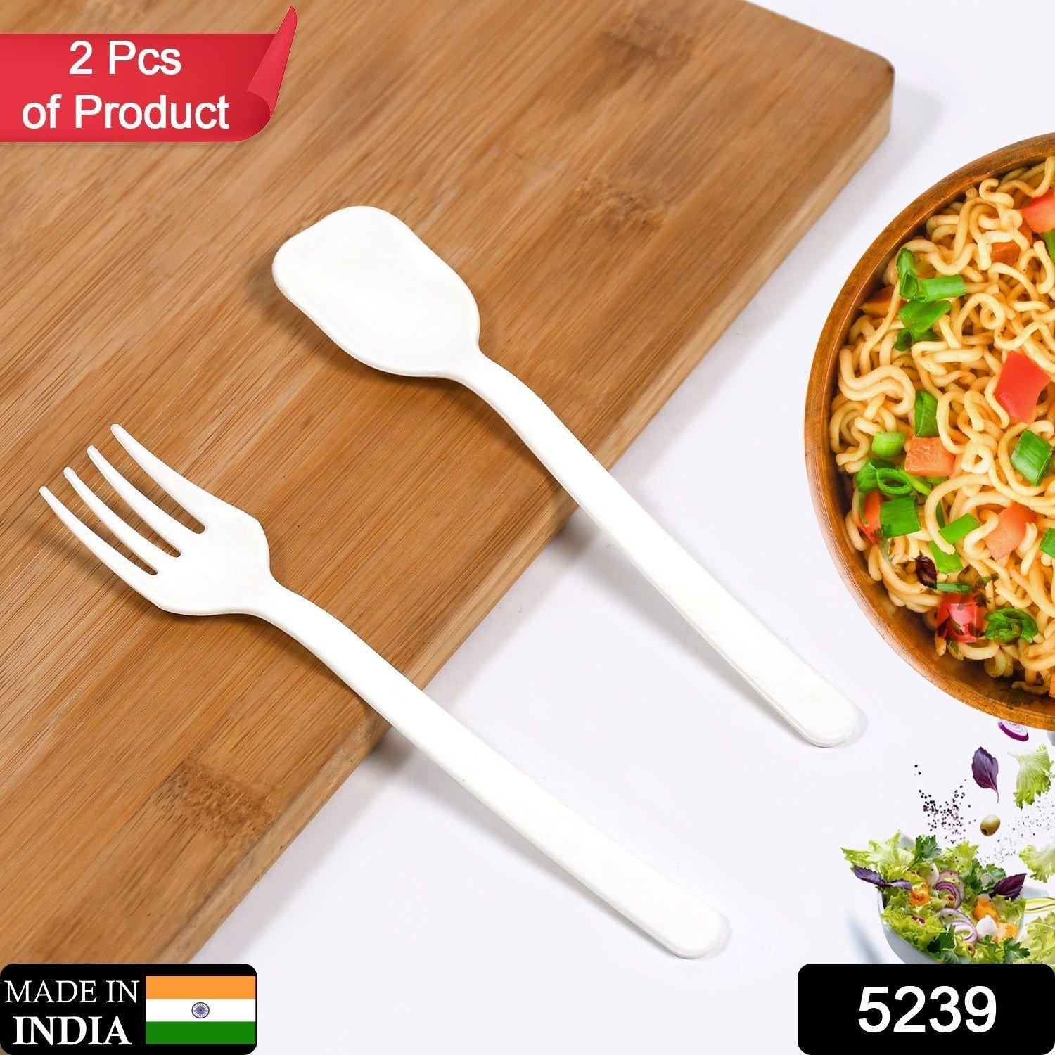 Plastic Forks & spoon Cutlery-Utensils, Parties, Dinners, Catering Services, Family Gatherings ( pack of 2) - Image 2