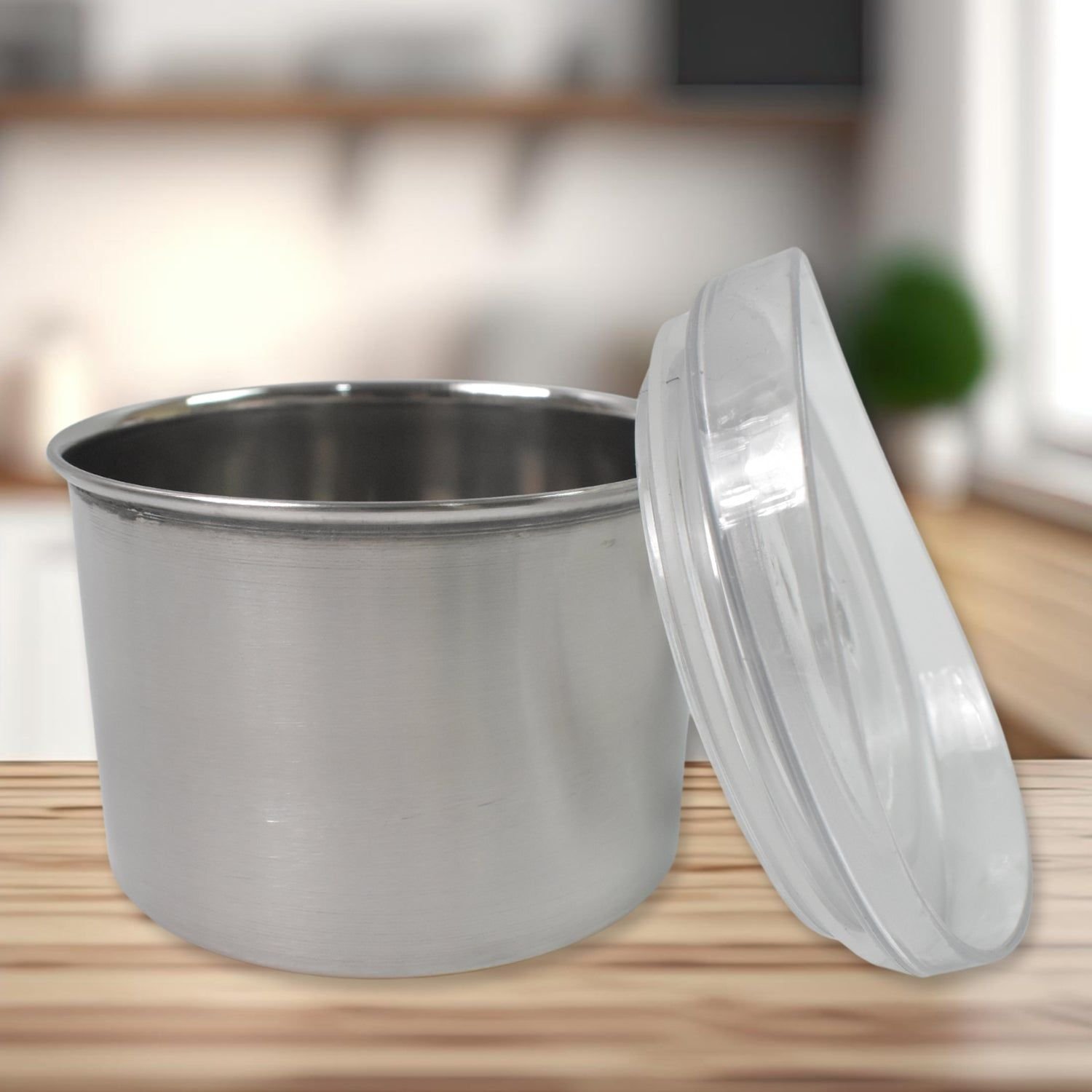 Multipurpose Stainless Steel Airtight Containers with See Through Lid (1 Pc / 500 ML) - Image 3