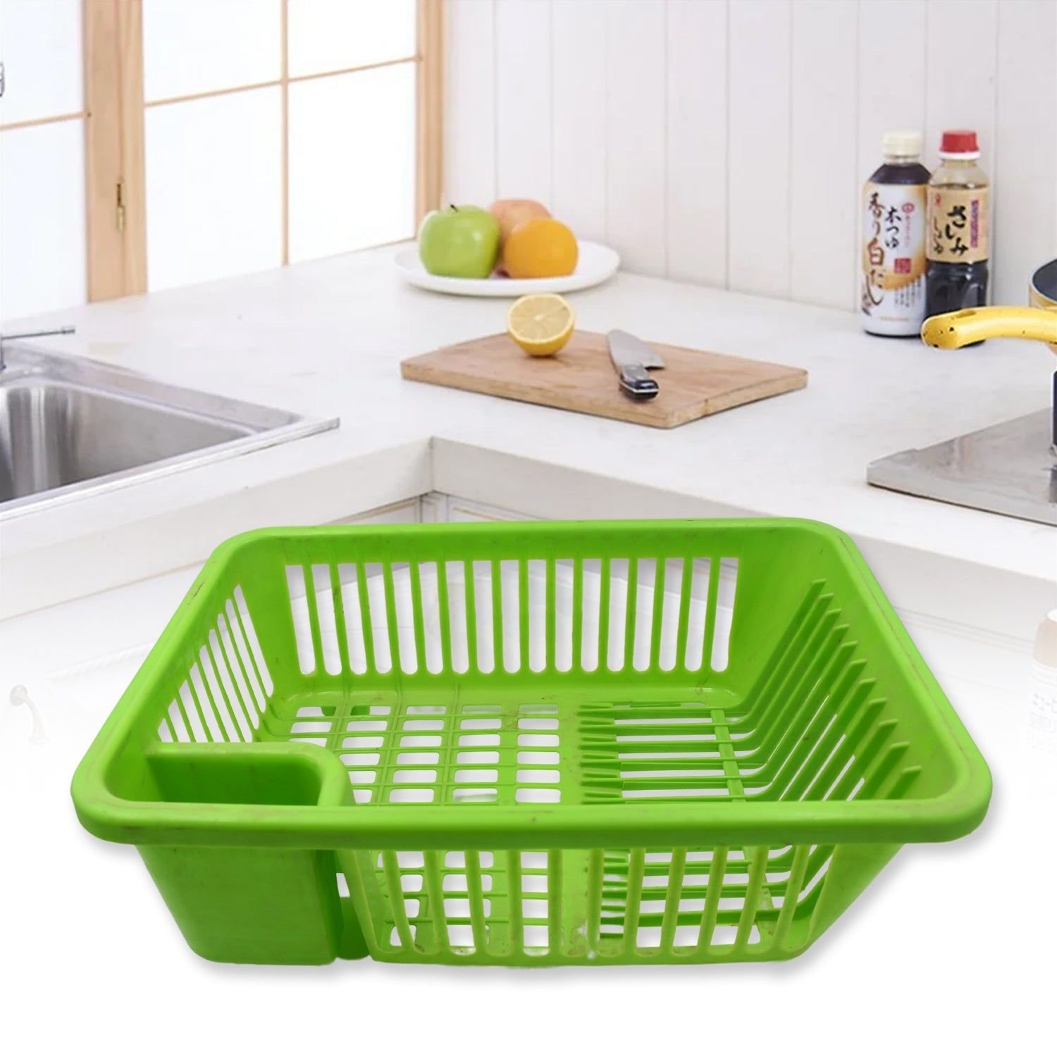 Multipurpose Plastic Kitchen Basket, Dish, Vegetables and Fruits Washing, Laundry cloath Multipupose Organizer Basket (43x30 Cm) - Image 4