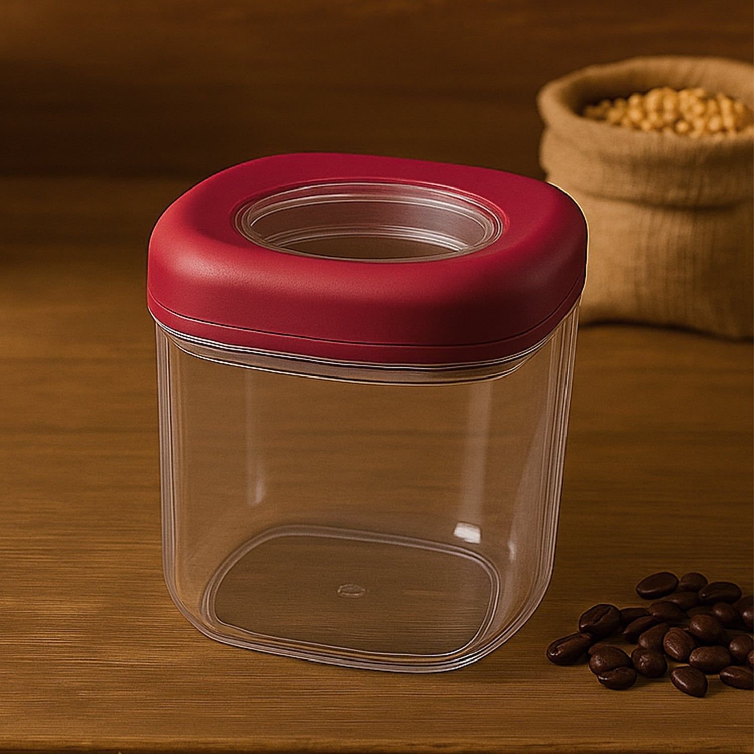 Supermom Transparent Twist Lock Kitchen Storage Container Set (Approx 800ML & 2Pc) - Image 7