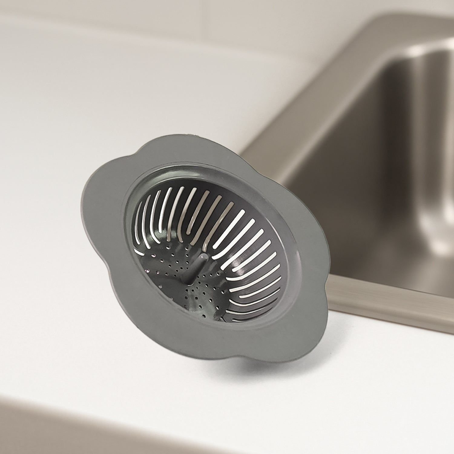 Supermom 1 Pc Durable Plastic Sink Strainer (1 Pc) - Image 4