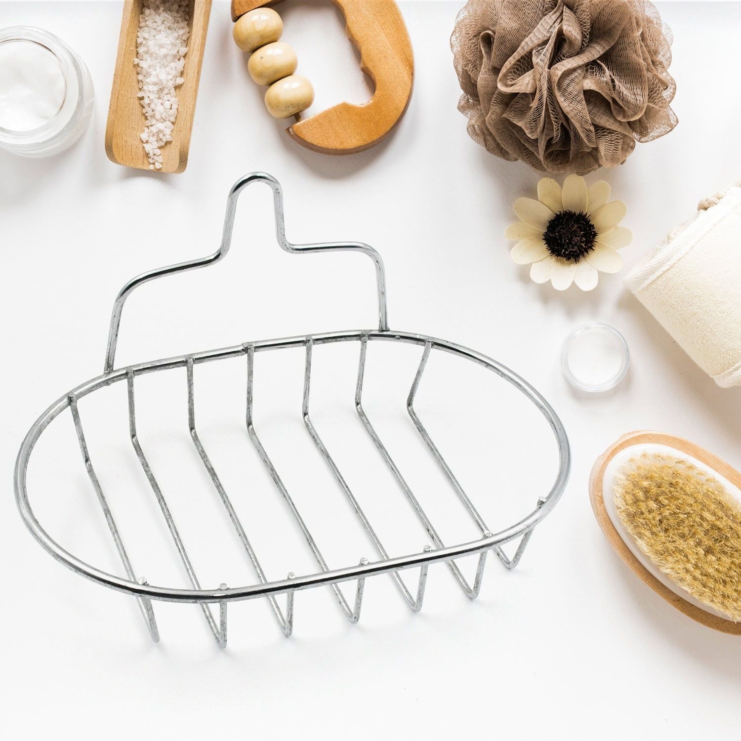 Kitchen, Bathroom Stainless Steel, Soap Dish Holder Wall Hanging Soap Storage Rack - Image 3