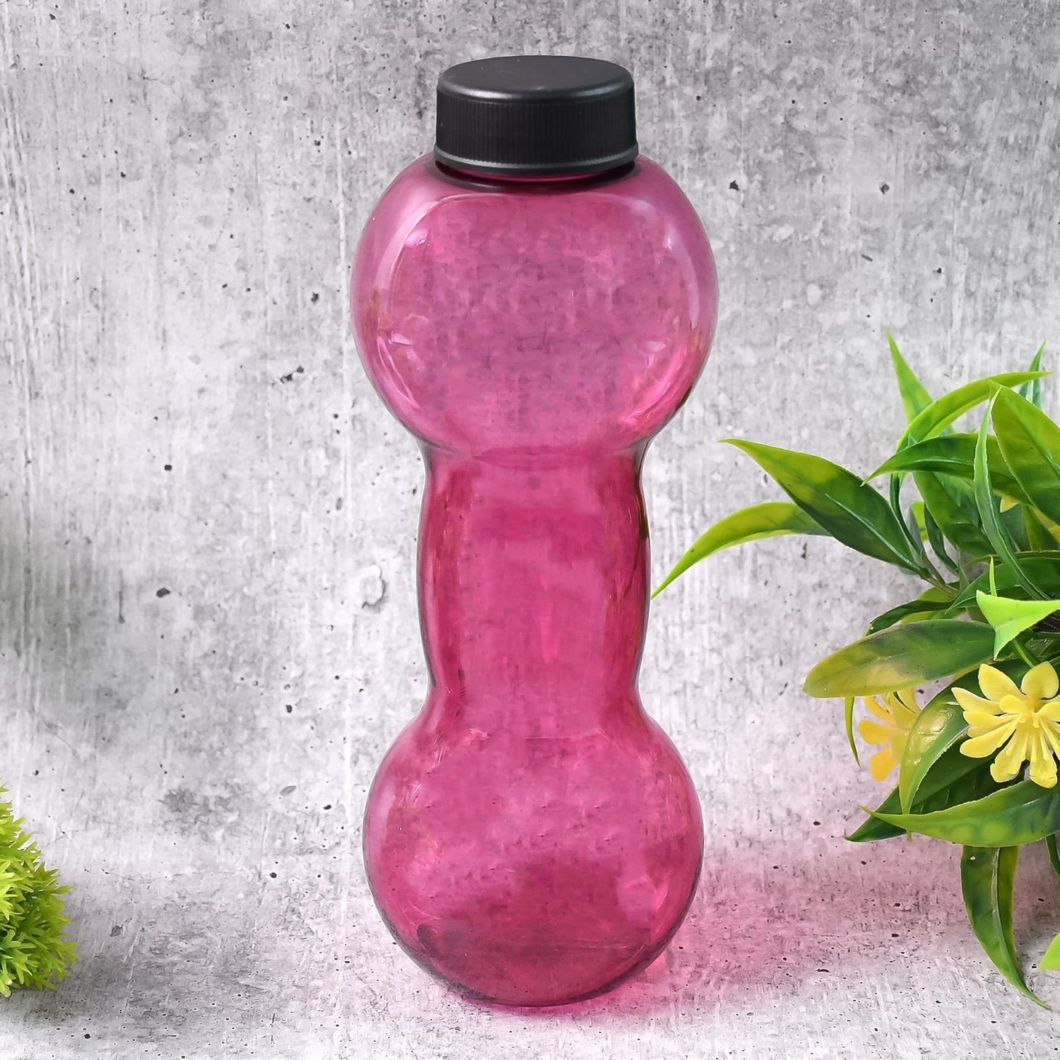 Unbreakable Plastic dumbbell Shape Water Bottle (550 ml / 1 Pc) - Image 5