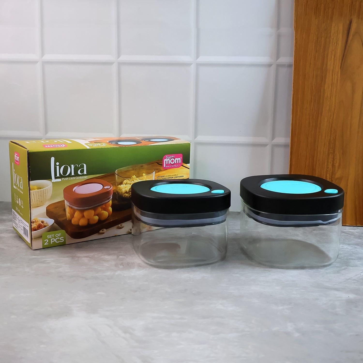 Supermom Airtight Kitchen Storage Containers – (2 Pc Set / 500 ml) - Image 7