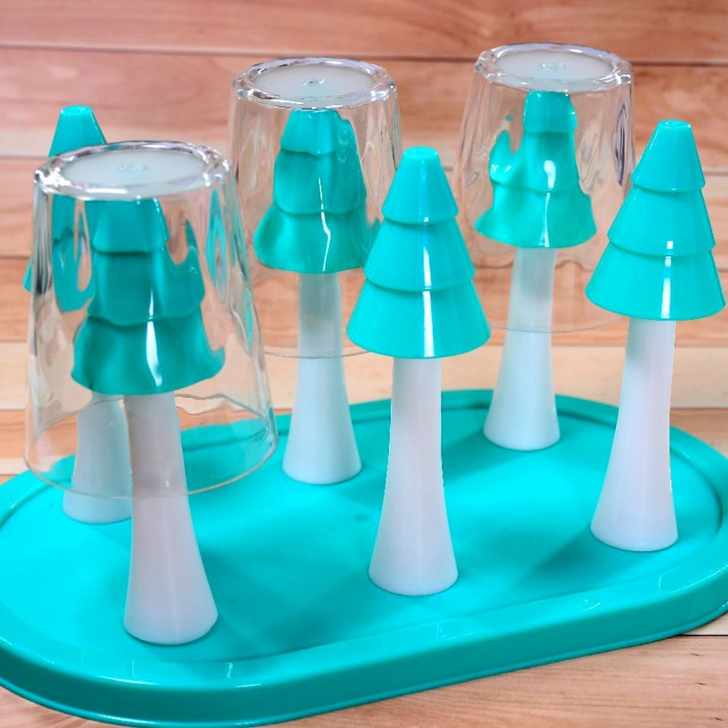 Plastic Glass Stand Antique / Tumbler Holder / Glass Holder for Kitchen / Dining Table - Image 2