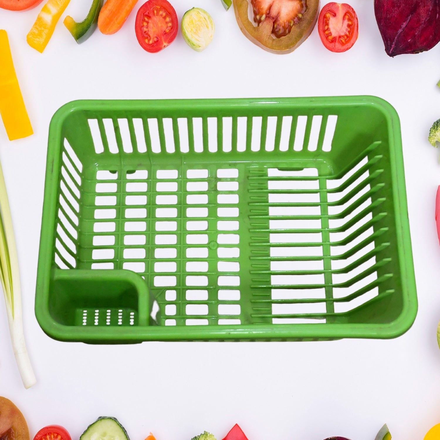 Multipurpose Plastic Kitchen Basket, Dish, Vegetables and Fruits Washing, Laundry cloath Multipupose Organizer Basket (43x30 Cm) - Image 6