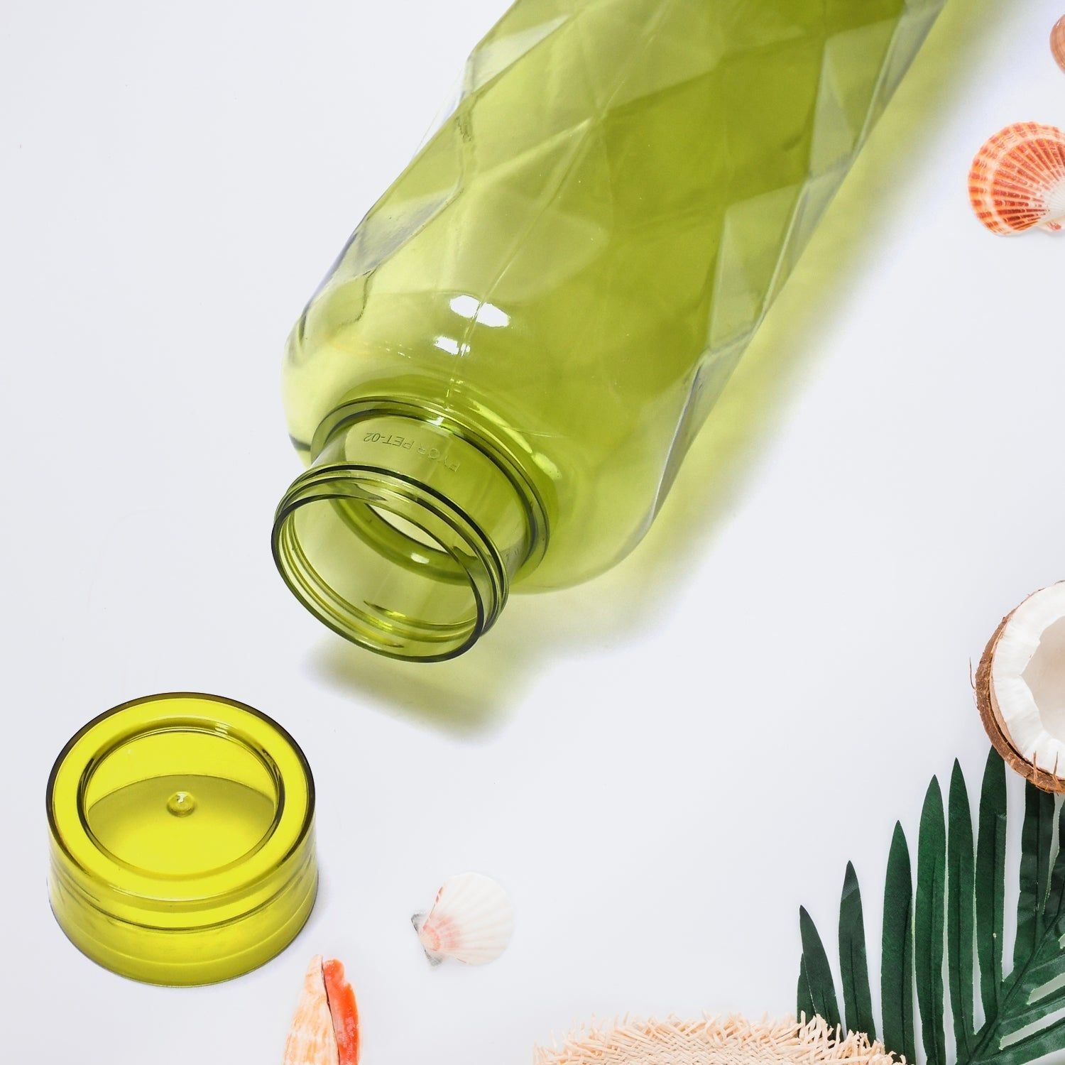 3Pc Set Diamond Cut Bottle Used for storing water and beverages purposes for people. - Image 6