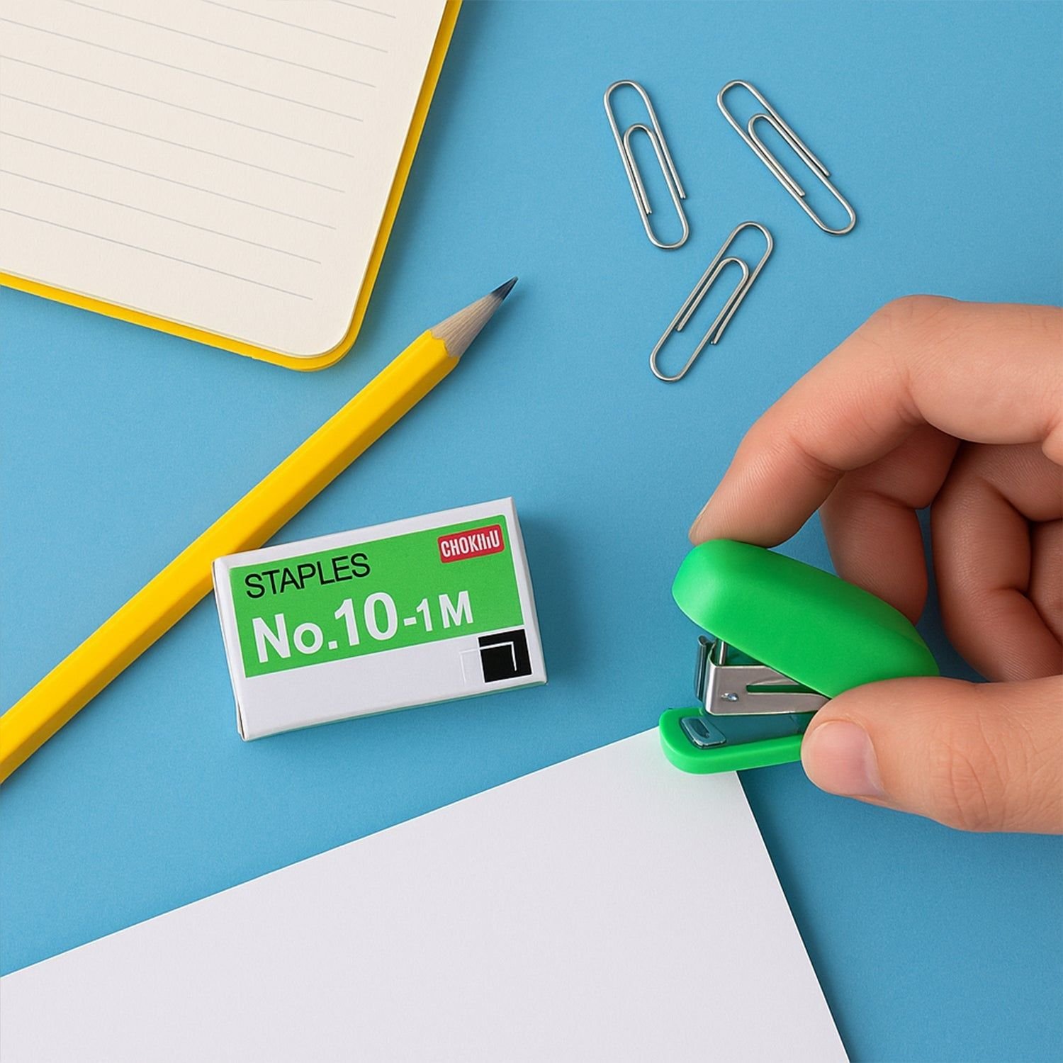 Mini Stapler with 1 Strip of Staples (1 Set) - Image 7