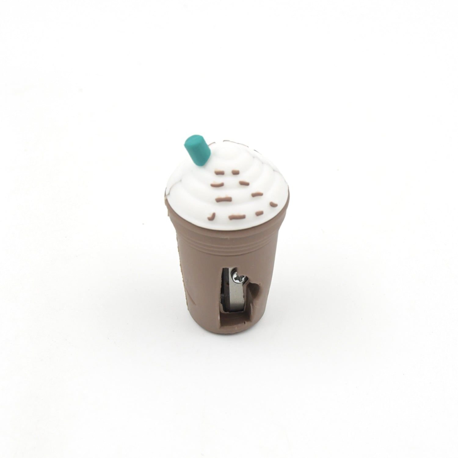 2In1 3D Cute Coffee Or Ice cream Shape sharpner Like Rotary Manual Pencil Sharpener for Kids Ice Cream Style Office School Supplies, Back to School Gi - Image 9
