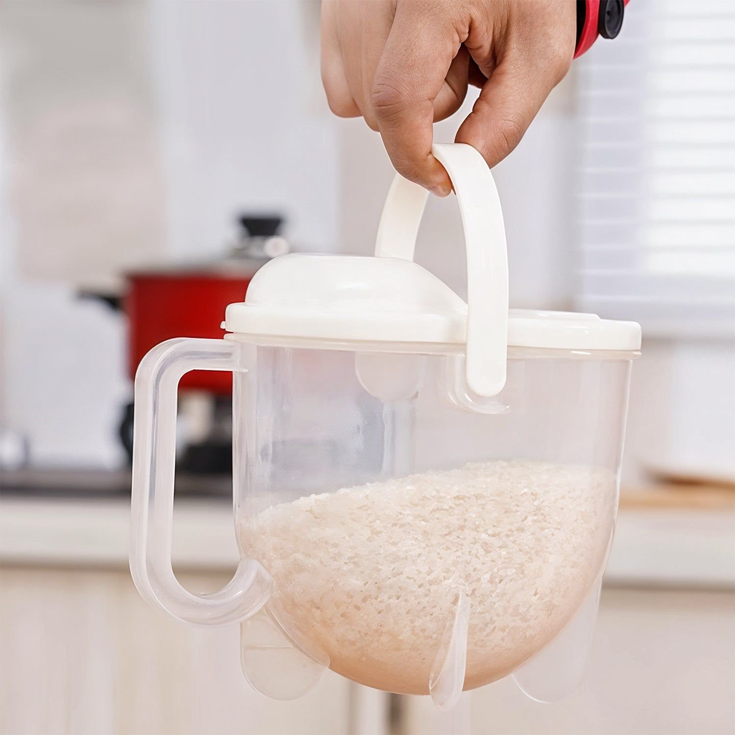 Airtight Rice & Grain Storage Container (1 Pc) - Image 3