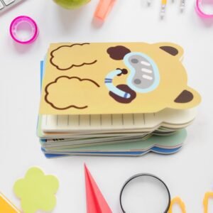 Cute Cartoon Journal Diary, Notebook for Women Men Memo Notepad Sketchbook 16 Pages Writing Journal for Journaling Notes Study School Work Boys Girls,