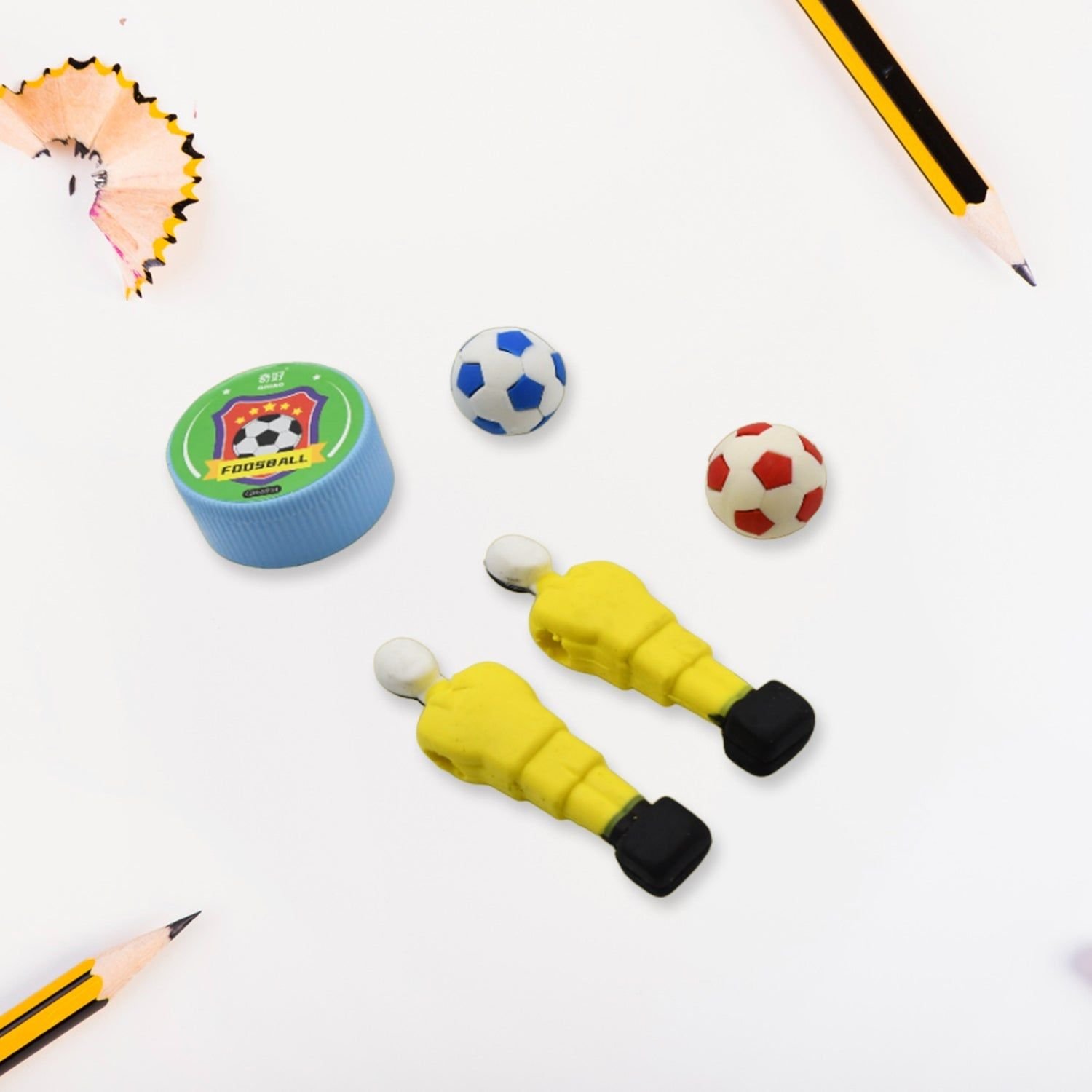 Stationary Kit Football & Basketball Theme Stationary Set For Kids, Pencil, Sharpener, Eraser Set For Kids, Boys & Girls, Birthday Return Gift Stationary Set - Image 3