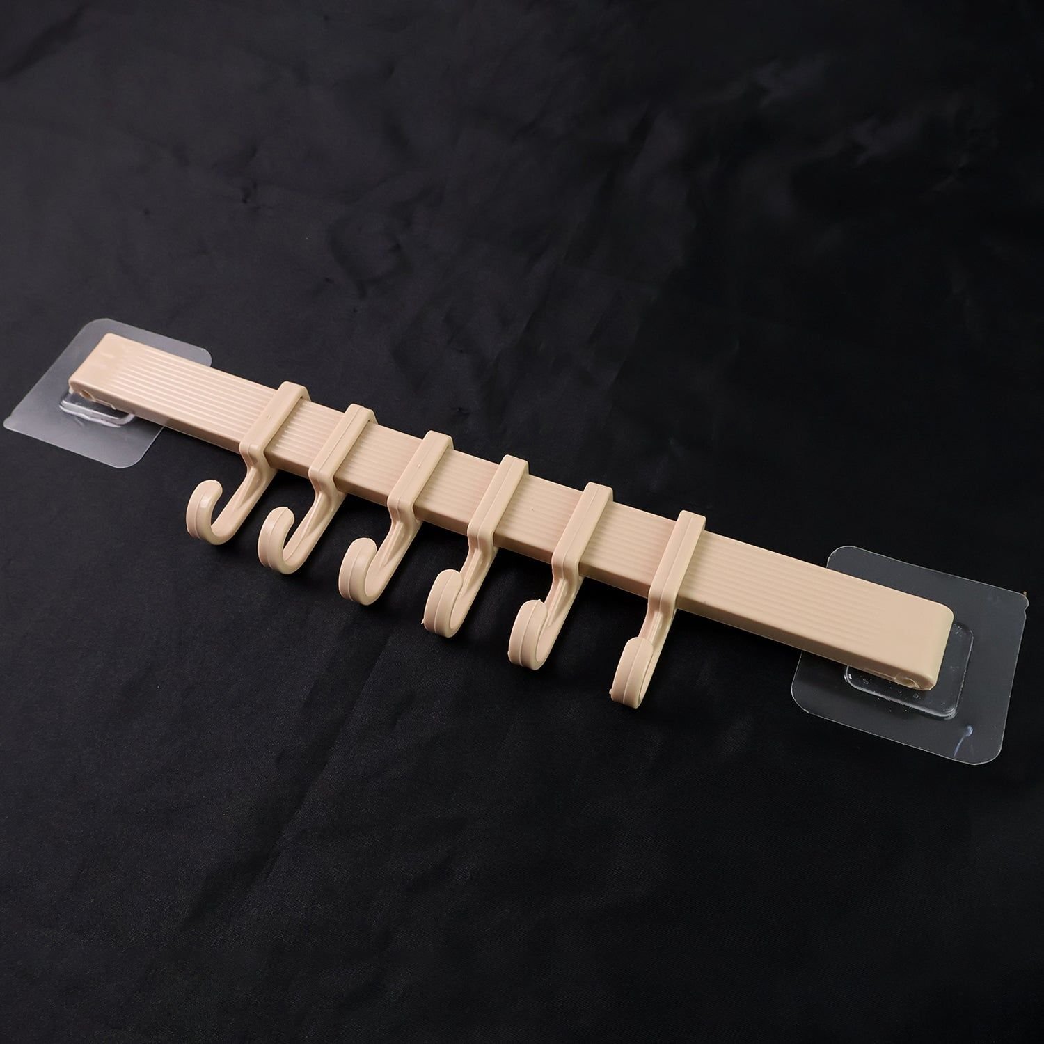 Self-Adhesive 6-Hook Wall Hanging Rack (1 Pc) - Image 7