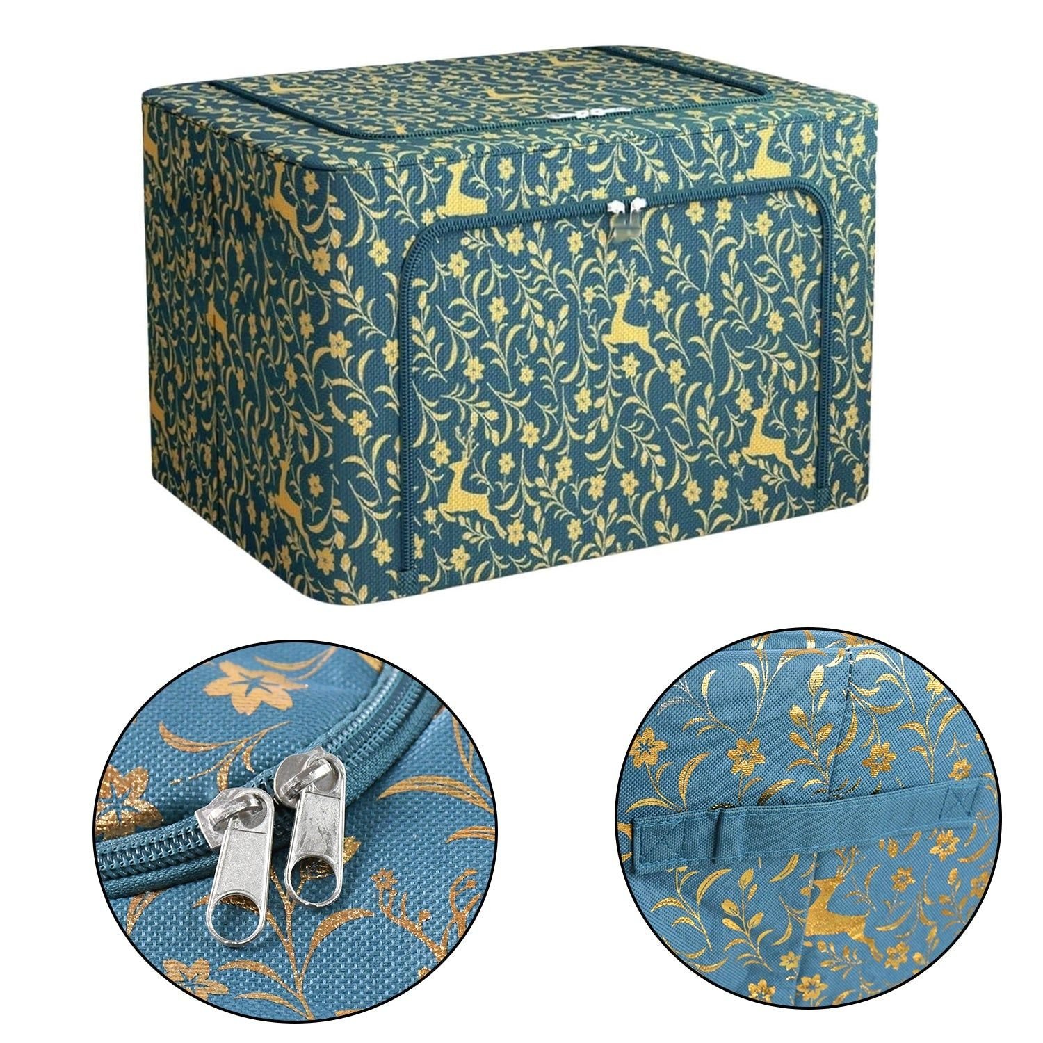 Zippered Closet Storage Box with Lid, With Window (50×40 Cm / 1 Pc) - Image 4