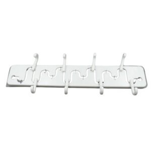 Adjustable Wall Hook: Slides for Easy Access (Bathroom & Home)