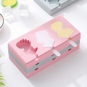 Silicone Popsicle Molds for Summer with Sticks & Lids