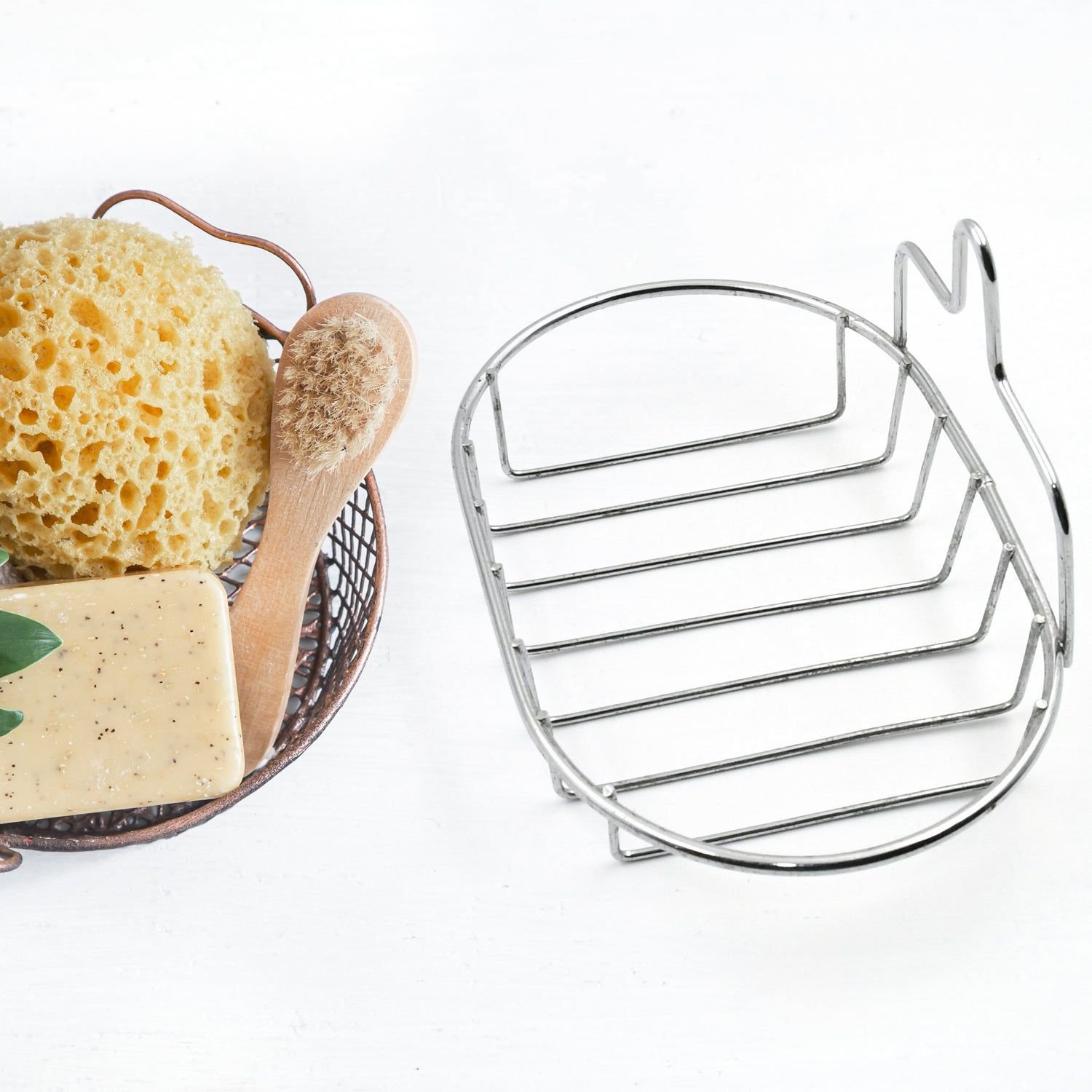 Kitchen, Bathroom Stainless Steel, Soap Dish Holder Wall Hanging Soap Storage Rack - Image 4