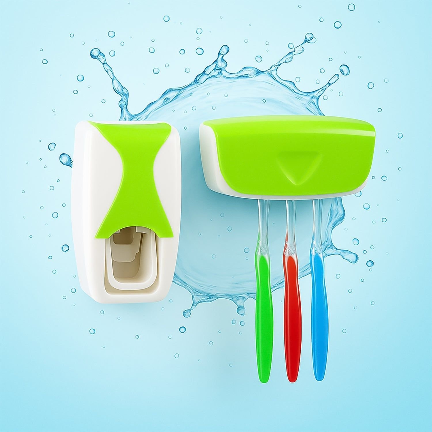 Toothpaste Dispenser & Tooth Brush with Toothbrush - Image 3