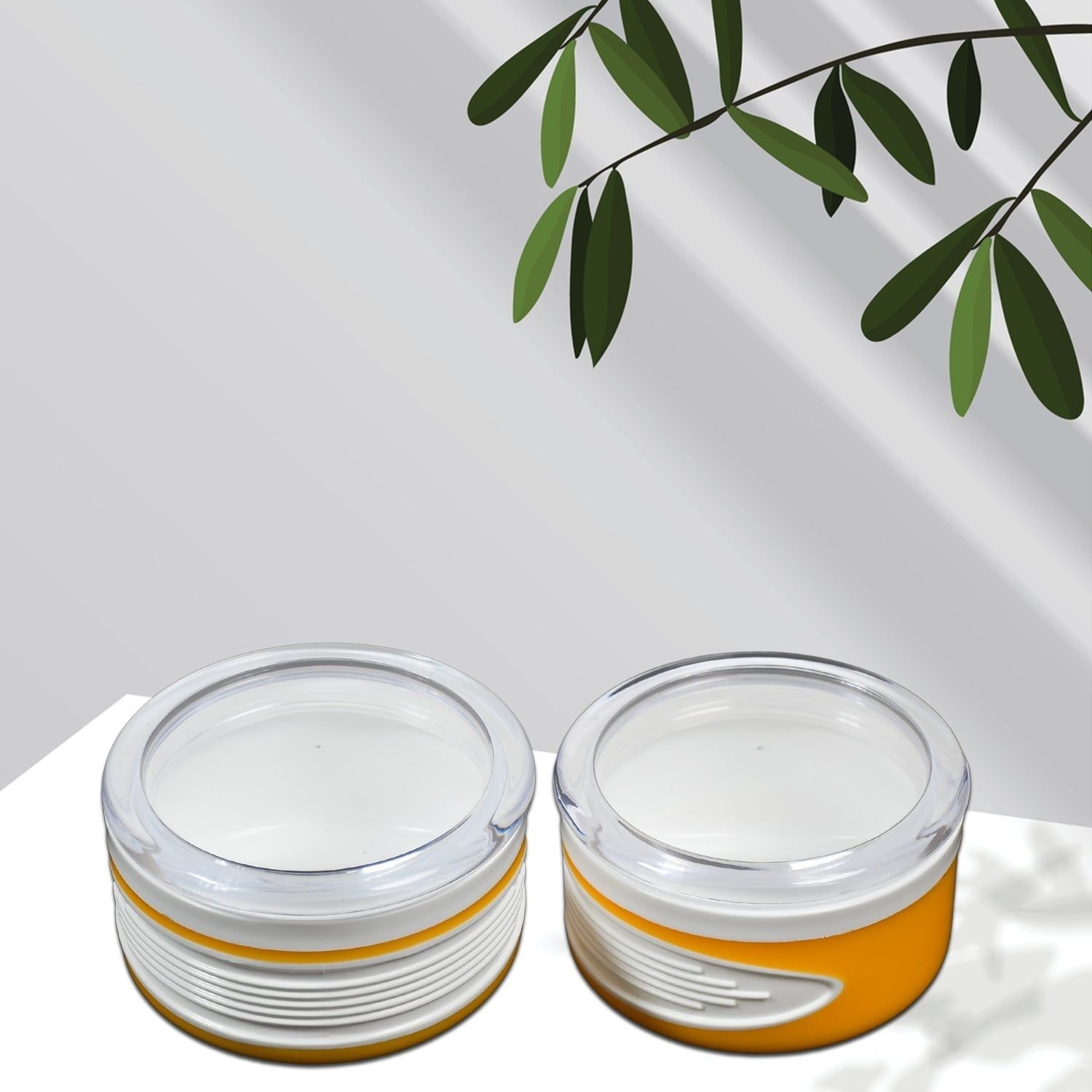 Airtight Plastic Storage Container Set (2 pieces, 550ml) - Image 7