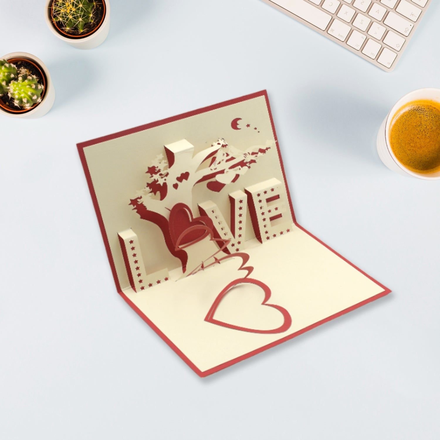 3D Paper Wish Card High Quality Paper Card All Design Card Good Wishing Card (Birthday , Valentine , love , Christmas Card) (1Pc ) - Image 4