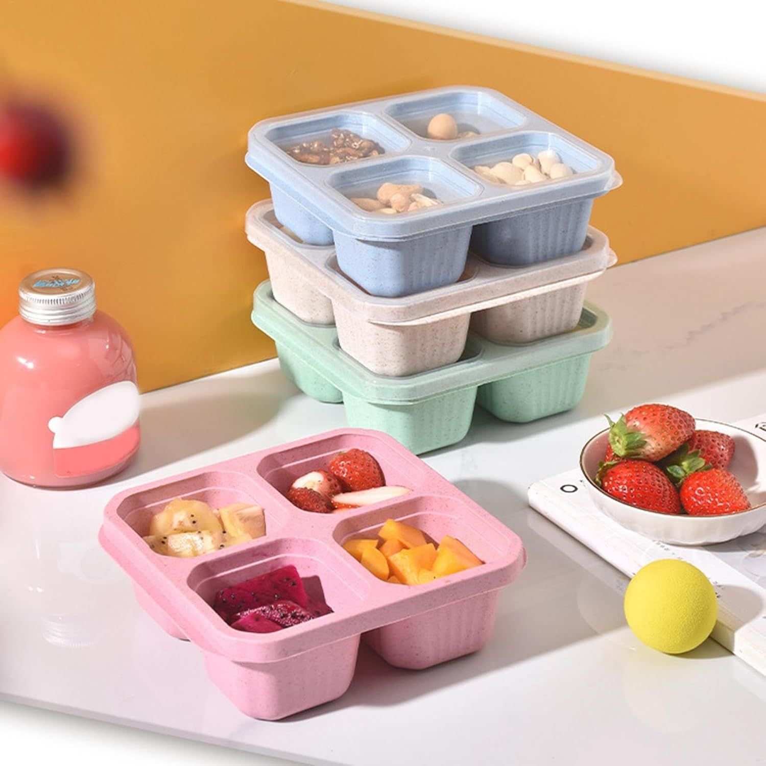 4 Compartment Food Storage Containers (1 Pc) - Image 5