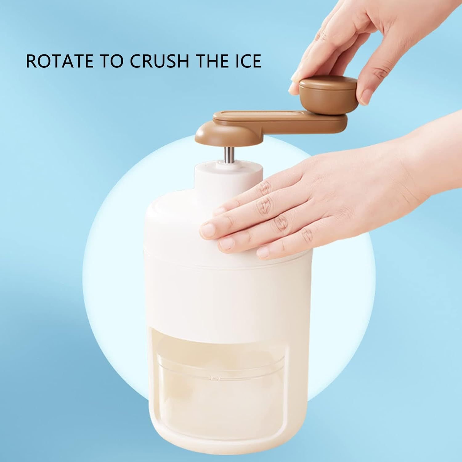Portable Gola Maker and Ice Crusher | Manual Shaved Ice & Smoothie Machine - Image 6