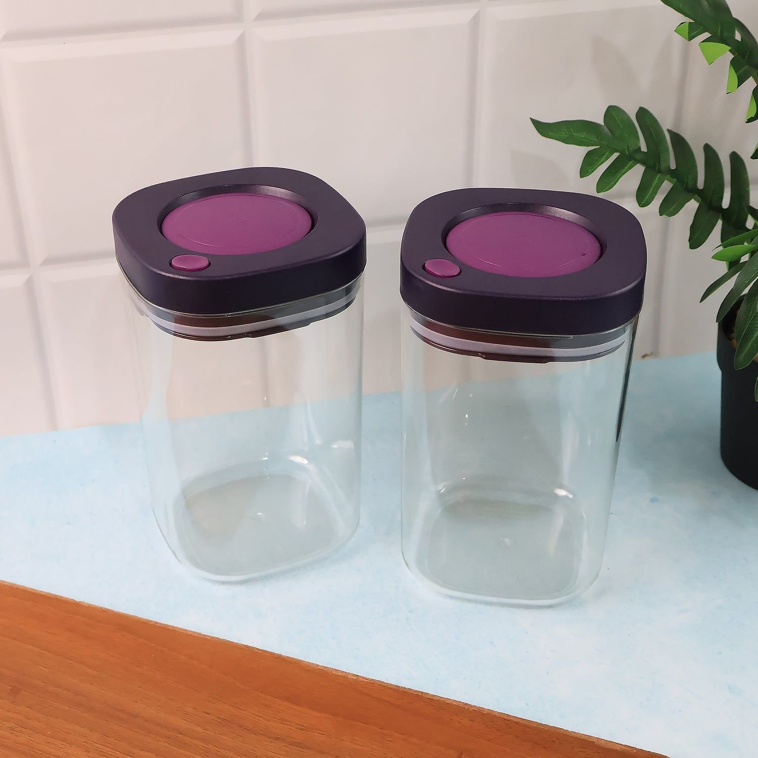 Supermom Airtight Kitchen Storage Containers (2 Pc Set / 1200ml) - Image 4
