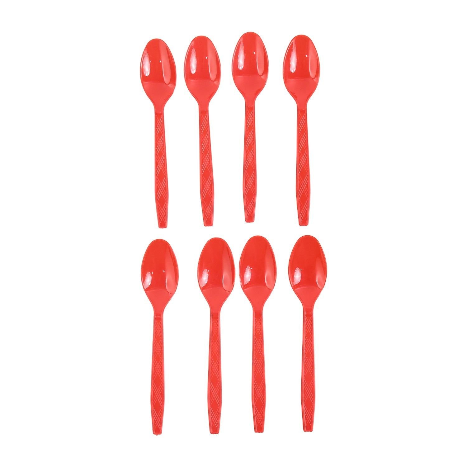 Reusable Home Dining Plastic Spoons (8 Pc) - Image 6