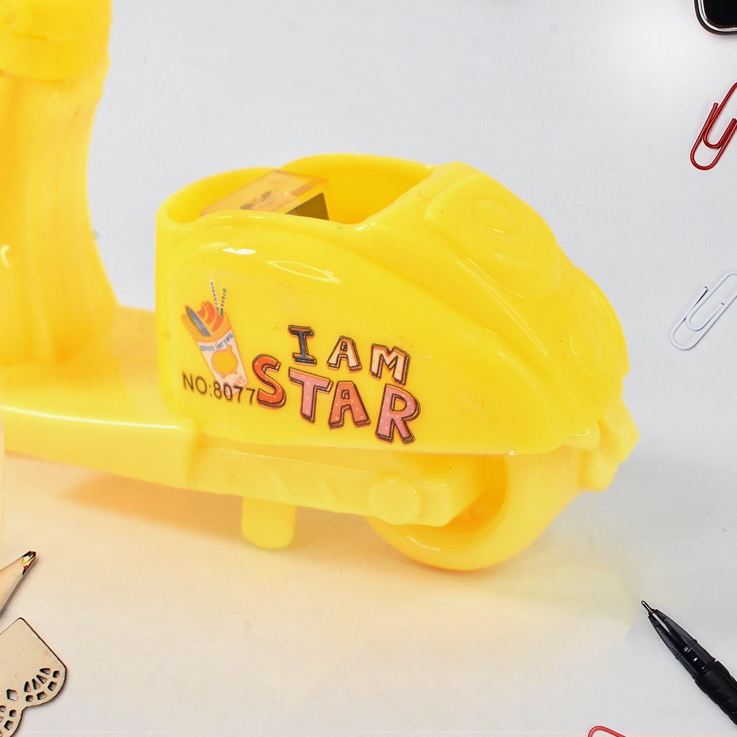 Bike Shaped Pencil Sharpener – Unique and Fun Stationery Accessory for Creative Workspaces - Image 4