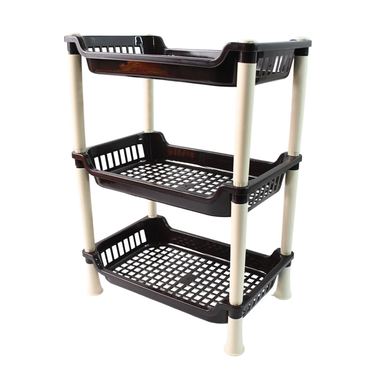 Apex Small Multiuse Plastic Storage Rack Organizer 3-Tier - Image 5