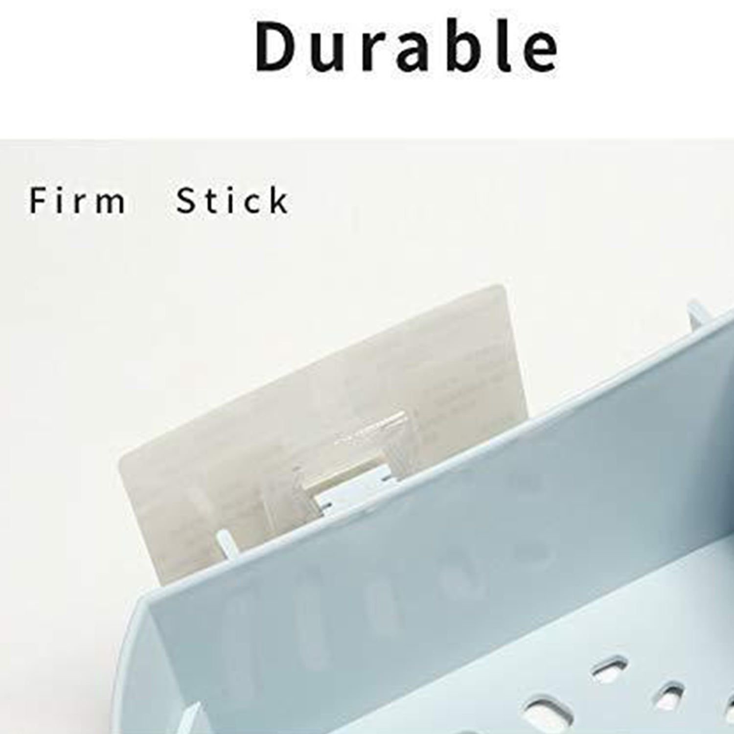 Plastic Multipurpose Kitchen Bathroom Shelf Wall Holder Storage Rack (Loose Pack) - Image 8