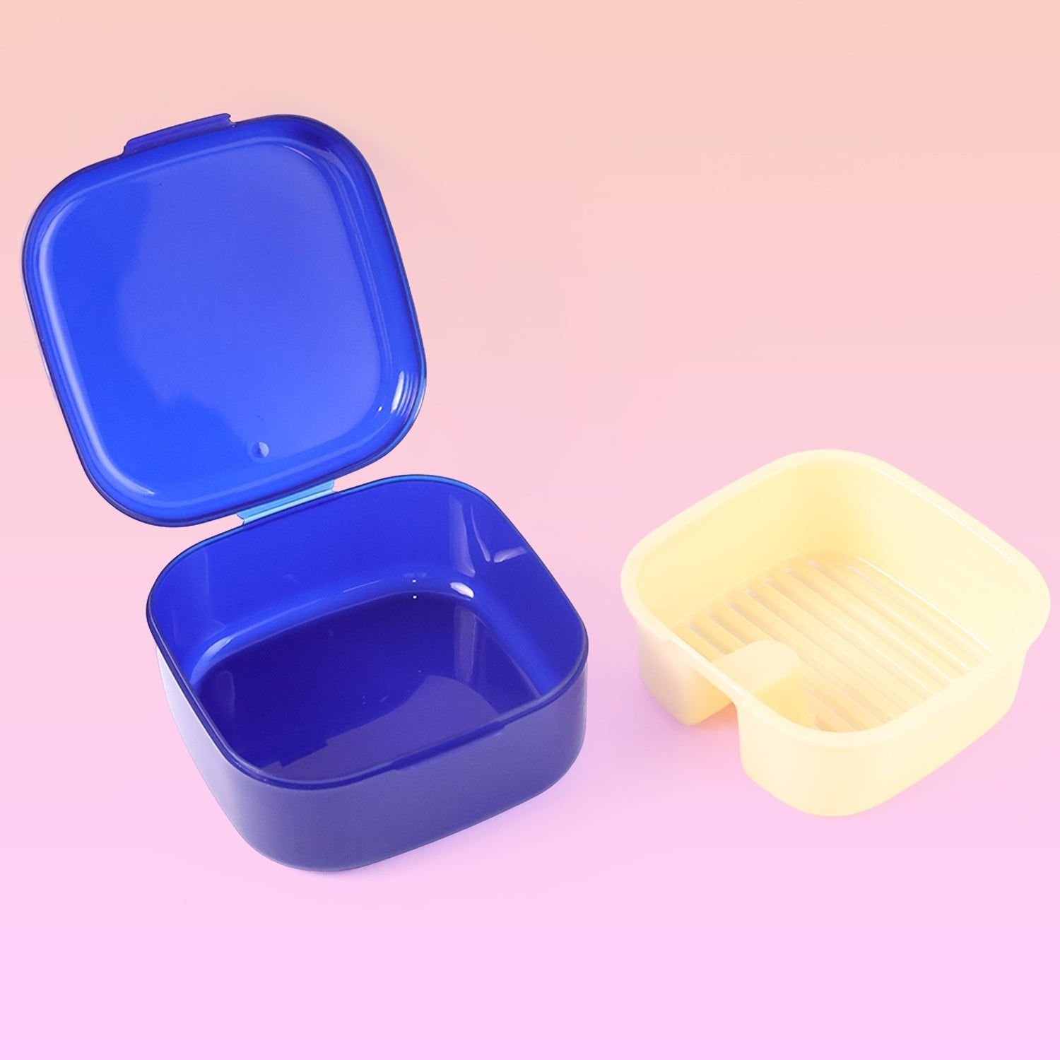 Blue Oblivion Multi-Purpose Storage Box with Lid, DENTURE CASE (1 Pc) - Image 7