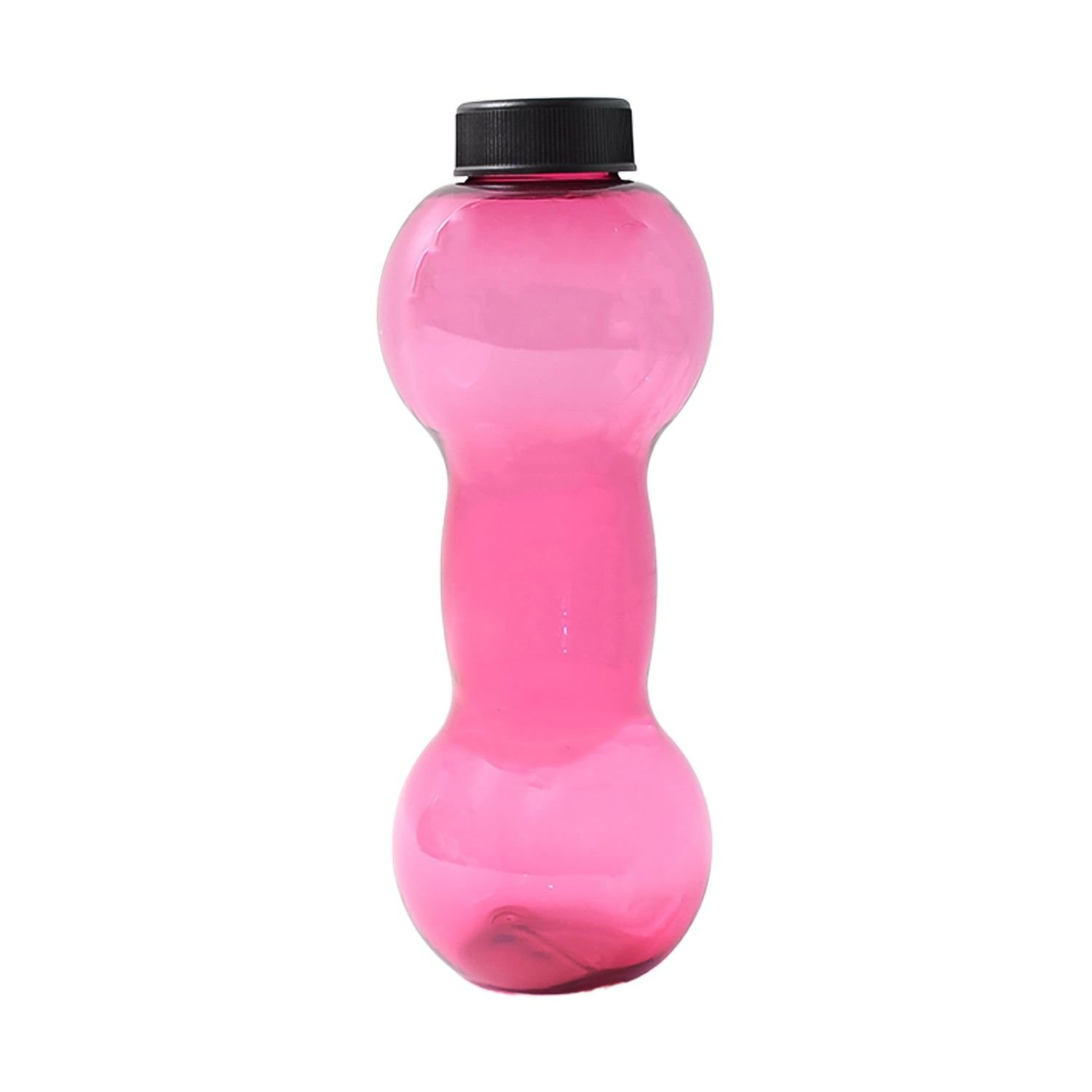 Unbreakable Plastic dumbbell Shape Water Bottle (550 ml / 1 Pc) - Image 4